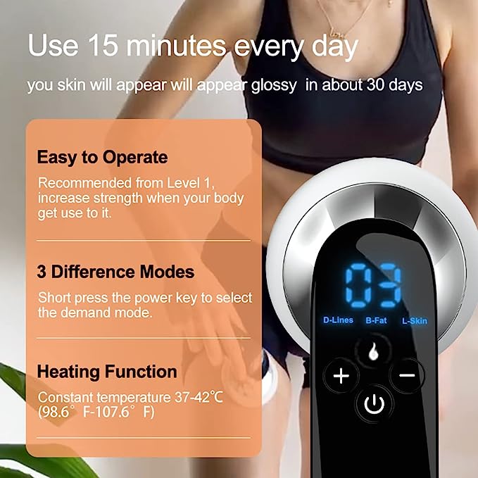 CENXIGO Cellulite Remover Body Massager for Women Belly Arms Thigh Hip Leg